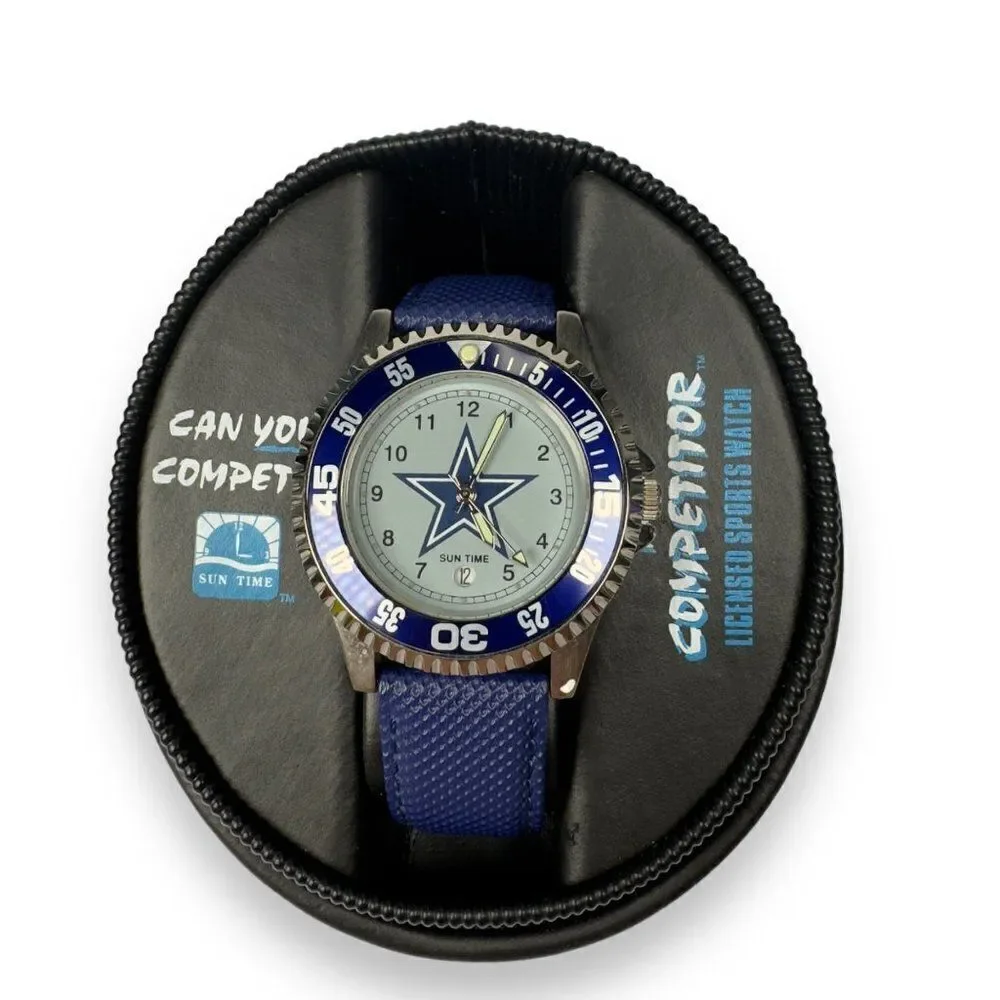 The‎ Competitor Licensed Sports Watch Vintage 90s Dallas Cowboys Wrist Watch
